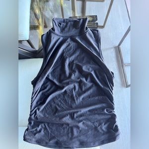 Lululemon black top, turtleneck, size small in good condition